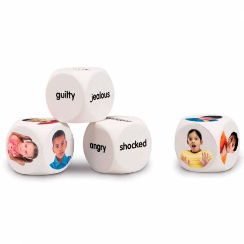 Dados de emociones inglés Henbea Lenguaje