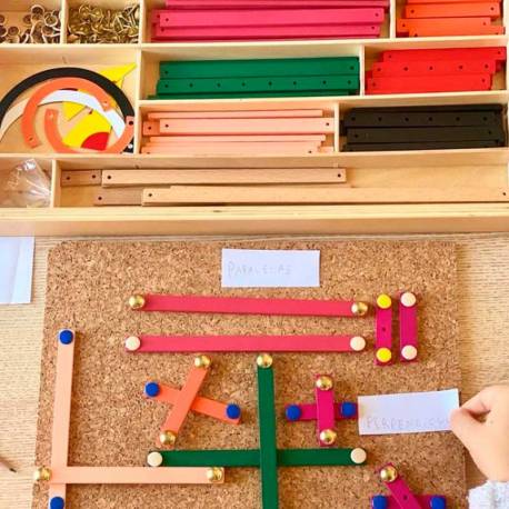 Juego geométrico Montessori para todos Geometría y Álgebra
