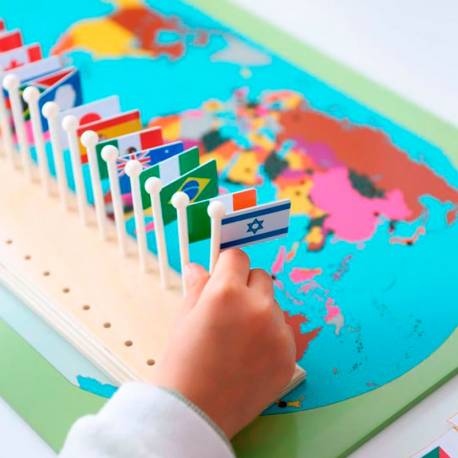 WISSNER 100 Righelli Aritmetici Colorati Montessori In RE-Wood® – 10x1x1 Cm, Scatola Ecologica Con Istruzioni, Fatto In Germania
