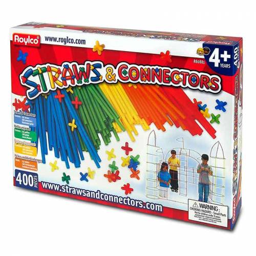 Straws and connectors 400 piezas  Más de 3 años