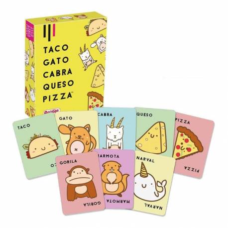 Juego de cartas Taco, Gato, Cabra, Queso, Pizza  Juegos de mesa