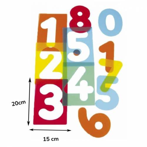 Traslucido numero silhouettes