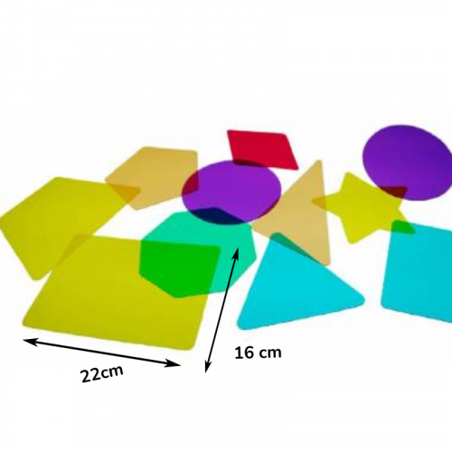 Formas 2D translúcidas para mesa de luz Henbea Mesa de Luz