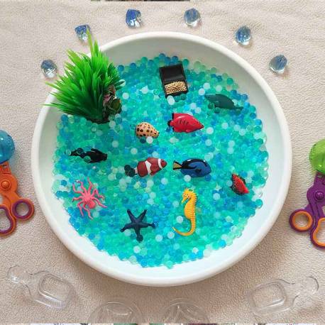 Bandeja blanca Ø36 cm para minimundos  Good Luck Minis