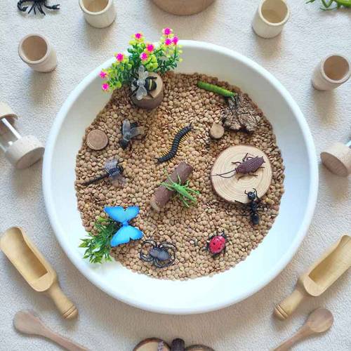 Bandeja blanca Ø36 cm para minimundos  Good Luck Minis