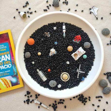 Bandeja blanca Ø36 cm para minimundos  Good Luck Minis