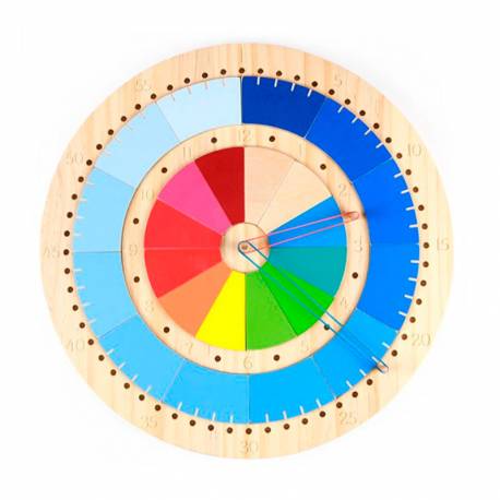 Reloj Manipulativo de madera Fizz ideas Tiempo 2