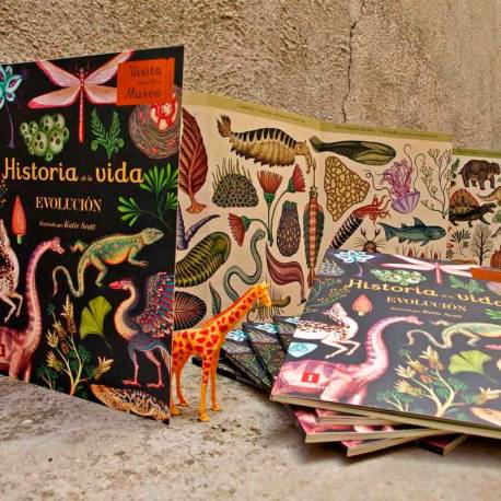 Historia de la Evolución - Línea  Libros con Imágenes Reales