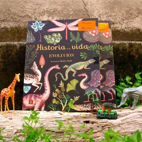Historia de la Evolución - Línea  Libros con Imágenes Reales