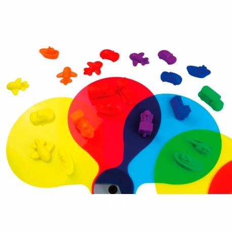 Confezione 2 Pallet di colore primario 2