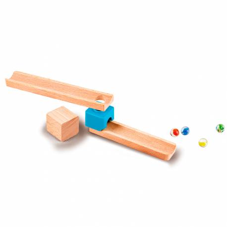 Circuito de canicas con Dominó - Crazy Rollers - 50 Piezas  Construcciones