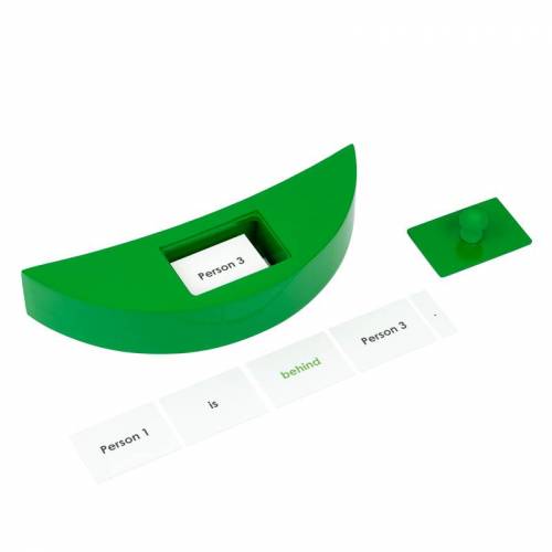 Juego preposición Montessori (EN) Nienhuis Gramática y Sintaxis