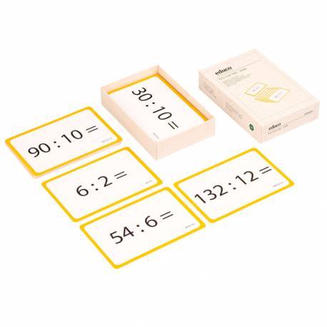 Flash cards - División  Operaciones Básicas 2