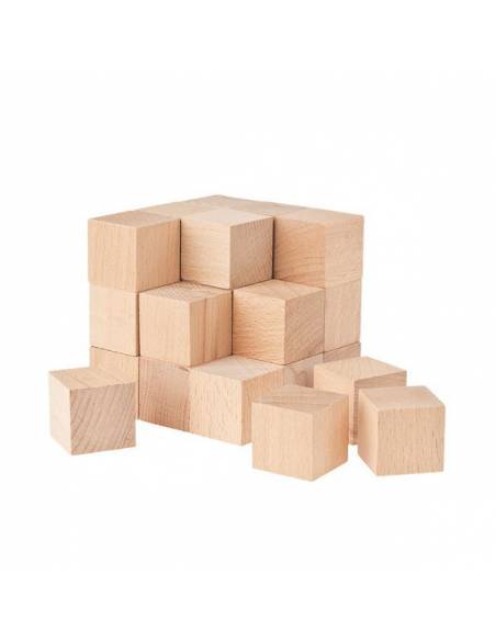 Cubos SOMA en madera de haya 30x30x30 mm