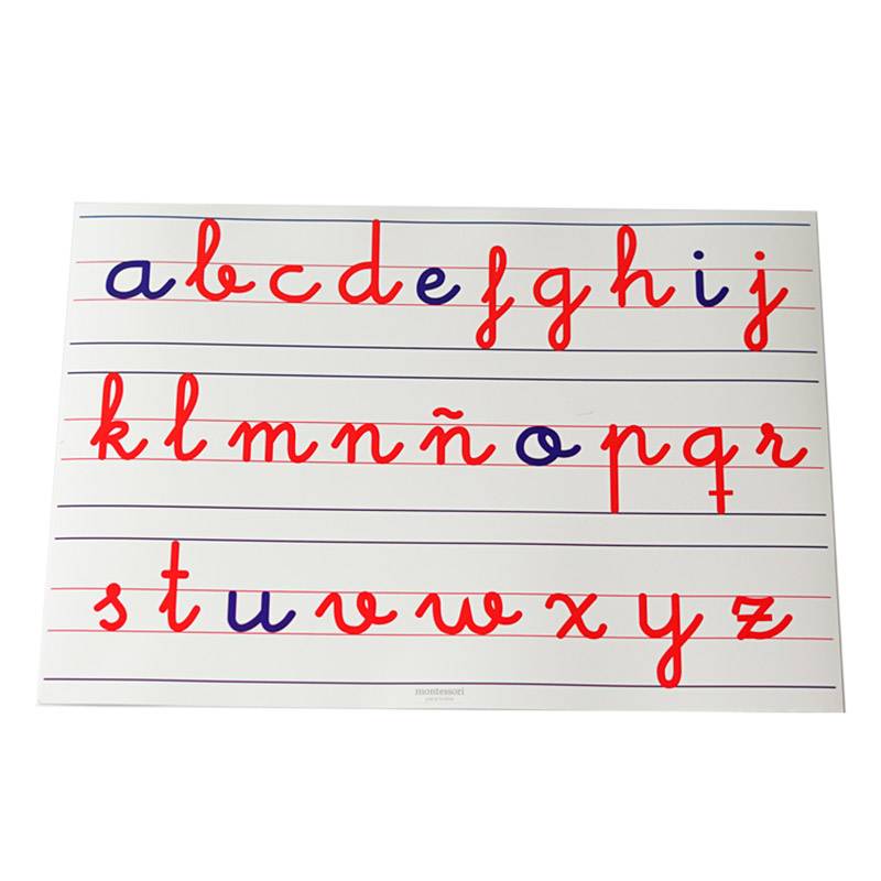 L mina Abecedario De Letra Ligada