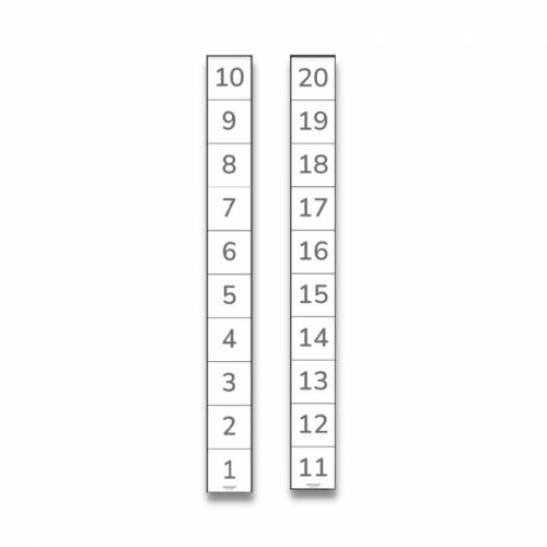Rettifiche numeriche 1-10 e 11-20