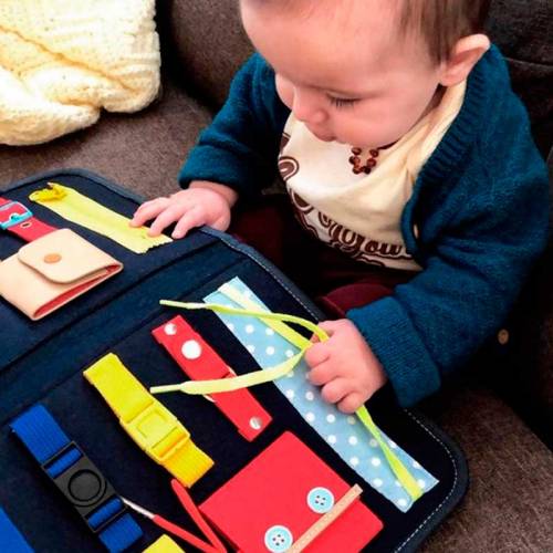 Custodia in feltro con Broches e Chiusura