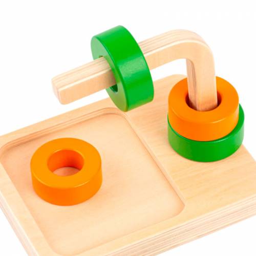 Anelli impilabili orizzontali