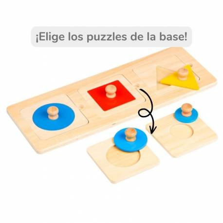 Puzzle intercambiable - Primeras formas Educo De 1 a 3 años