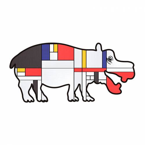 Mosaici con il modello di Mondrian