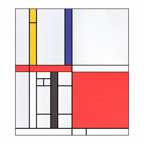 Mosaici con il modello di Mondrian