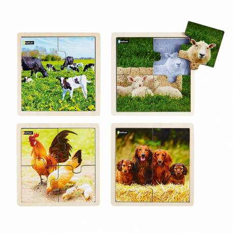 Puzzle Famiglie animali