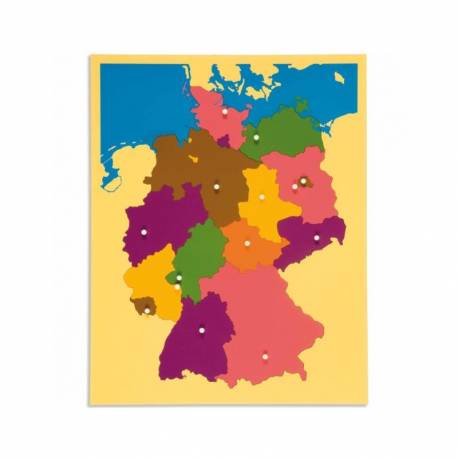 Mapa de Alemania  Geografía