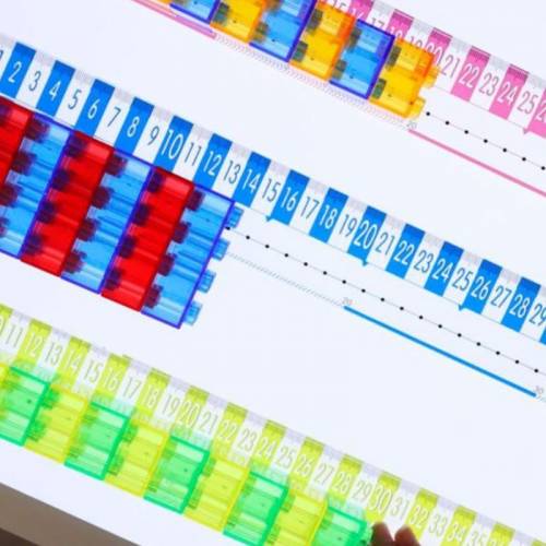 Regla transparente de 1 metro Henbea Medidas, peso y volumen