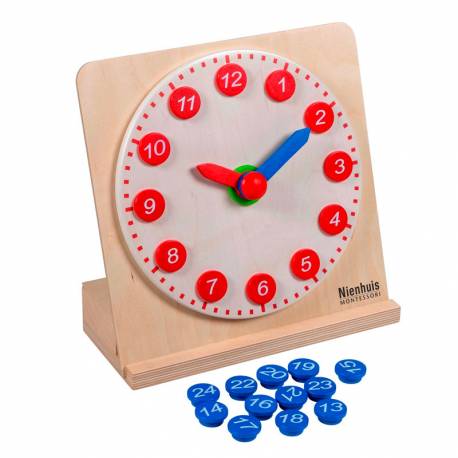 Reloj Montessori Premium Nienhuis Medidas y Tiempo