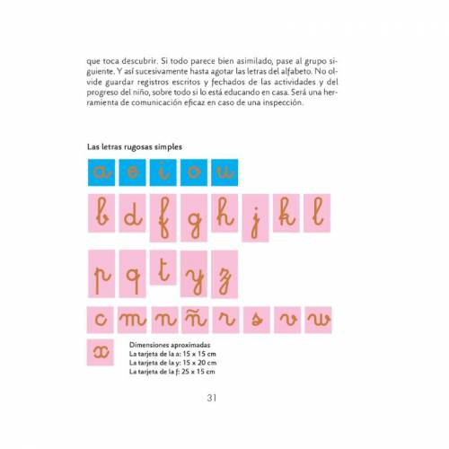 Lingua del libro Vol1: Scrittura e lettura Montessori