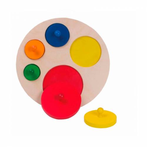 Puzzle circolare gigante