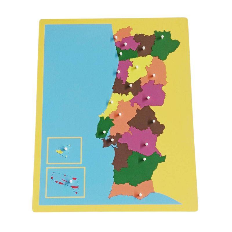 Mapas de Portugal para imprimir y que los niños descubran este país - Etapa  Infantil