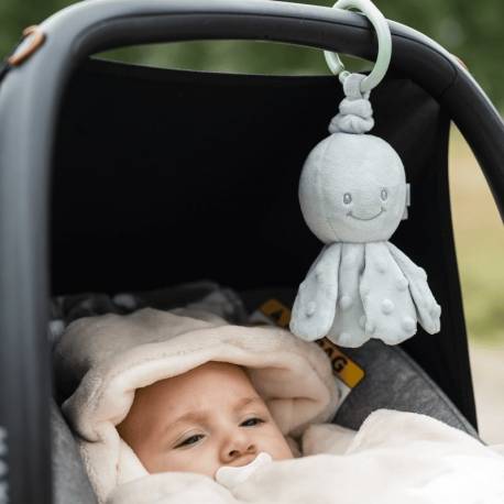 Colgador de Pulpo sensorial Verde Nattou Bebés