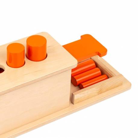 Caja de permanencia con cilindros Naranja Nienhuis De 1 a 3 años