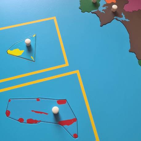 Mapa Portugal Montessori para todos Geografía