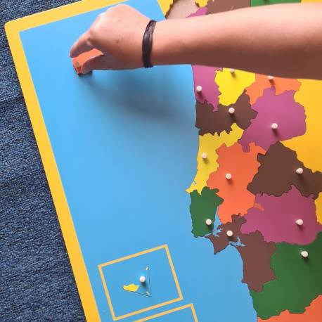 Mapas de Portugal para imprimir y que los niños descubran este país - Etapa  Infantil