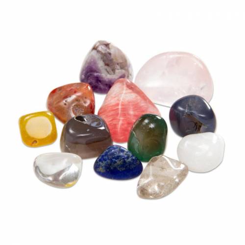 12 piedras minerales  Fósiles y minerales