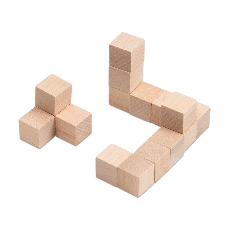 150 cubos en madera de 2 cm · Matemáticas Montessori