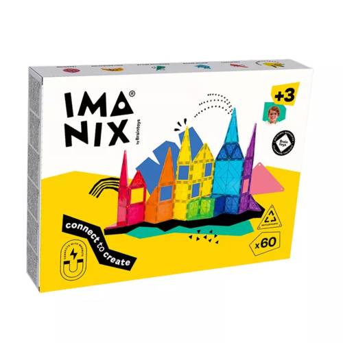 Construcción Magnética - Imanix Classic 60 piezas Braintoys Construcciones