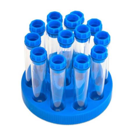 Rack 14 tubos de muestras  Física y Experimentos