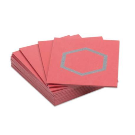 Formas geométricas en lija con caja Montessori para todos Preescritura