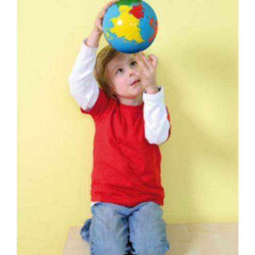 Globo continentes Montessori para todos Geografía