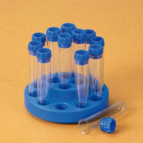 Rack 14 tubos de muestras  Física y Experimentos