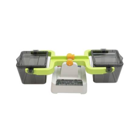 Equilibrio con pesi e secchi