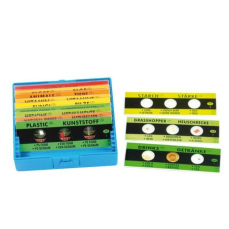 Porta campioni in microscopio