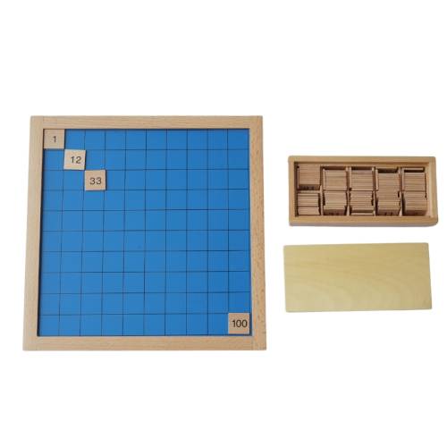 Tablero 100 PREMIUM Montessori para todos Contar del 0 al 100