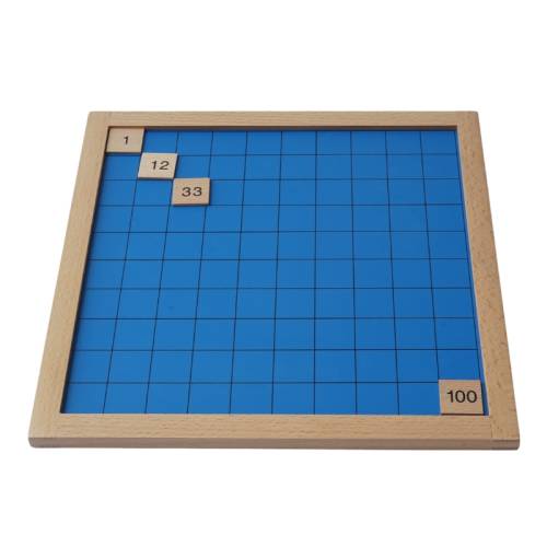 Tablero 100 PREMIUM Montessori para todos Contar del 0 al 100