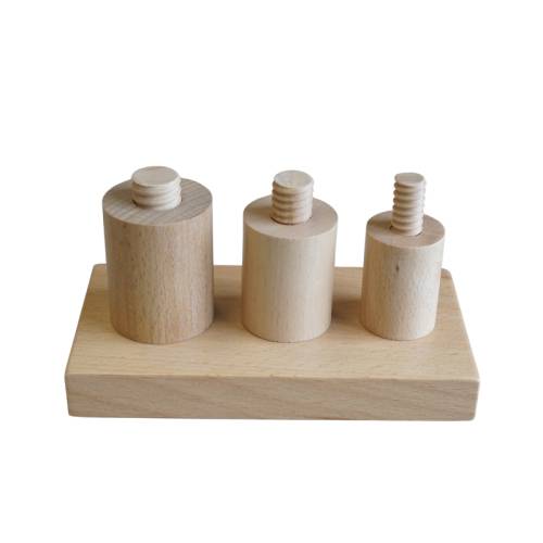 Cilindros para enroscar Montessori para todos Destrezas y autonomía