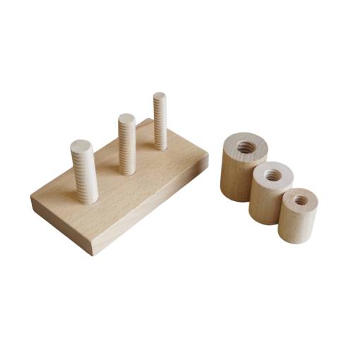 Cilindros para enroscar Montessori para todos Destrezas y autonomía