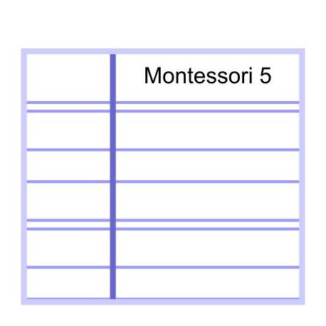 Recambio Cuarto Pauta Montesori - 3,5 70 gr 2